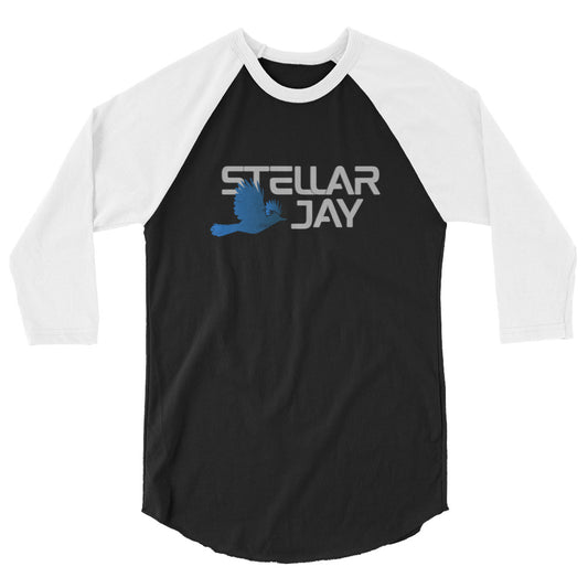 Stellar Jay 3/4 Sleeve Raglan Unisex Shirt - Light